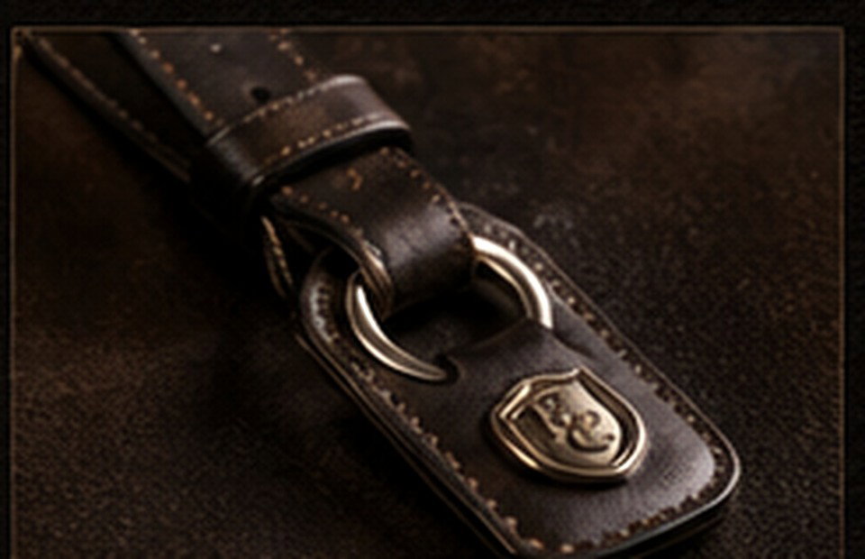 Generated leather key accessory